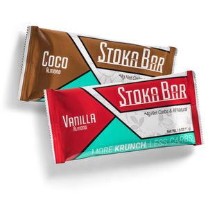 Vanilla Almond & Coco Almond Stoka Bar (8 Count)